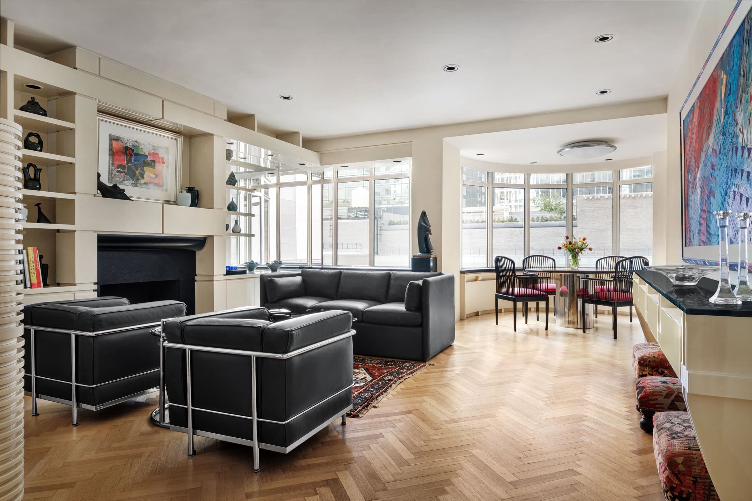 The Rockefeller Apartments — South-facing one-bedroom over MoMA's sculpture garden · The Rockefeller Apartments