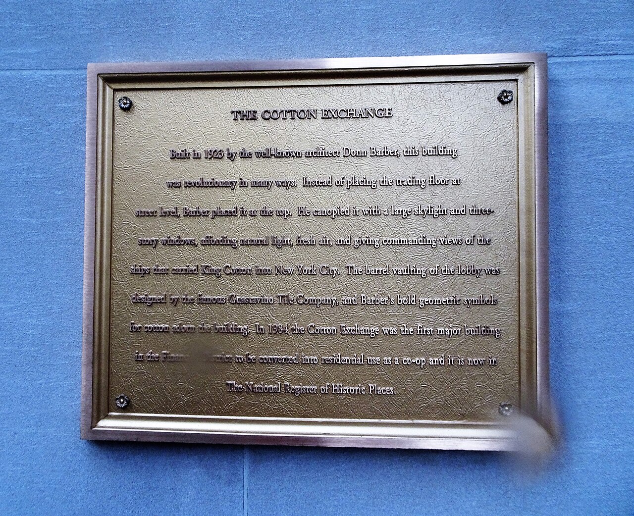 3 Hanover Square (Cotton Exchange Building)